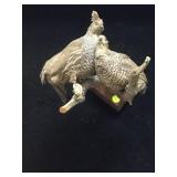 Pr mounted Bobwhite on a wall board, vintage