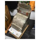 Vintage National 313 nickel plated cash registers