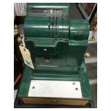 Ohmer Fare Cash RegisterCo cash register on  a