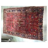 Hand tied Lillihan  Sarouk oriental rug  approx