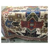 Hand tied oriental rug , approx 60 x 78 in ,