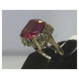 14 k gold & Ruby ring, size 8