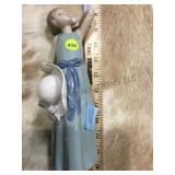 Lladro figurine, girl with hat