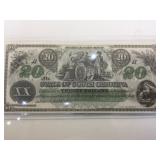 1872 $20 State of South Carolina Revenue Bond