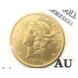 1904  $20 GOLD DOUBLE EAGLE