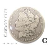 1890-CC MORGAN SILVER DOLLAR