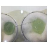 Green primnite gemstones