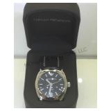 Emporio Armani X-Large black dial watch w/ case