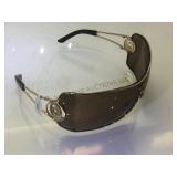 Chopard wrap around, crystal, sunglasses, w/