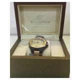 Kalifano organic WOOD wrist watch , w/ case, NIB