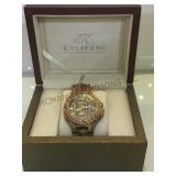 Kalifano  organic wood watch, NIB