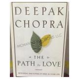 Deepak Chopra,The Path to Love ,autographed by