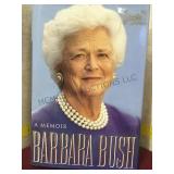 Book(A MEMOIR BARBARA BUSH) autographed by author