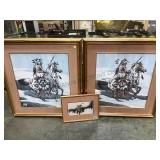 Pair of L.E. Bev Doolittle prints signed numbered