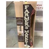 NIP LED light up metal sign Farmers Market