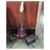 Rogue Rocketeer guitar and Amplifier 10 watt,