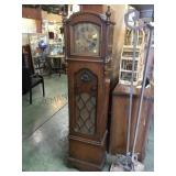 Bulova grandfather clock/ tube radio, electric,