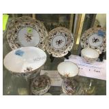 Rare set Dr Wall period Worcester china ca 1780