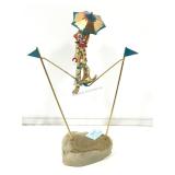 Ron Lee clown sculpture. 