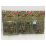 3 Imperial marines 1:18 scale figures. NIB.