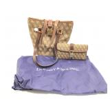 Rooney & Bourke brown Denim bucket bags w/