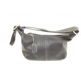 Coach Black Leather Demi Shoulder Bag