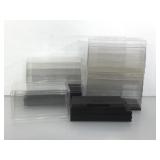 10 plexi model display cases.