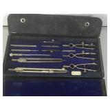 Vintage Jupiter compass protractor set.