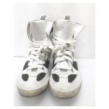 Dior Homme Blk and Wht hightop sneaker. Size 9E.