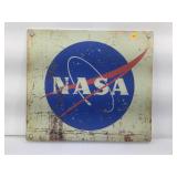 NASA. Metal wall art. 17x15 in.