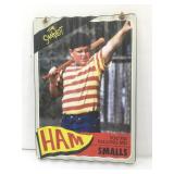 Metal ripple wall art with sandlot. Approx 12x16.