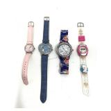 4 watches. As found. Betsy j, eeyore, disney.