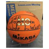 1986-87 UNLV basketball autographed team ball