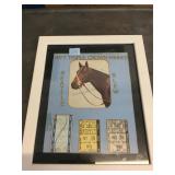 Seattle slew framed picture with paper damage