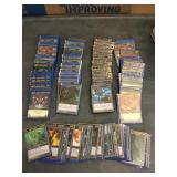 World of Warcraft cards in sleeves