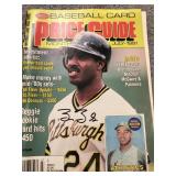 Autographed Barry bonds magazine