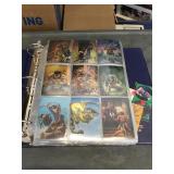 Album of non sports chrome cards