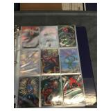 1994 flair marvel cards in album