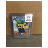 Pikachu Luigi Gold card