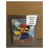Pikachu Mario Gold card