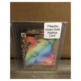 Pikachu vmax gold card