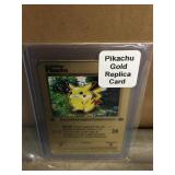 Pikachu Gold card