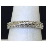 Sterling Silver Judith Ripka Ring - size 7