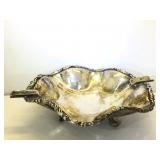 Sterling Silver Signed RJ Mexico Ashtray - 367.7g