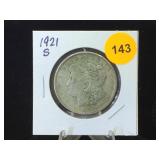 1921-S Morgan Dollar