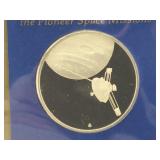 Sterling Silver Comm. Round with FDC and Info