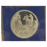 Sterling Silver Comm. Round with FDC and Info