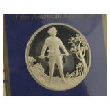 Sterling Silver Comm. Round with FDC and Info