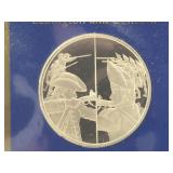 Sterling Silver Comm. Round with FDC and Info