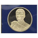 Sterling Silver Comm. Round with FDC and Info